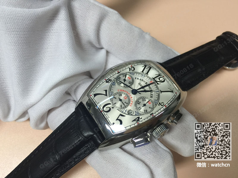 高仿法穆兰手表-CHRONOGRAPHE系列8880 CC AT 精钢时标腕表